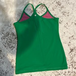 Green Lululemon tank top- Size 8